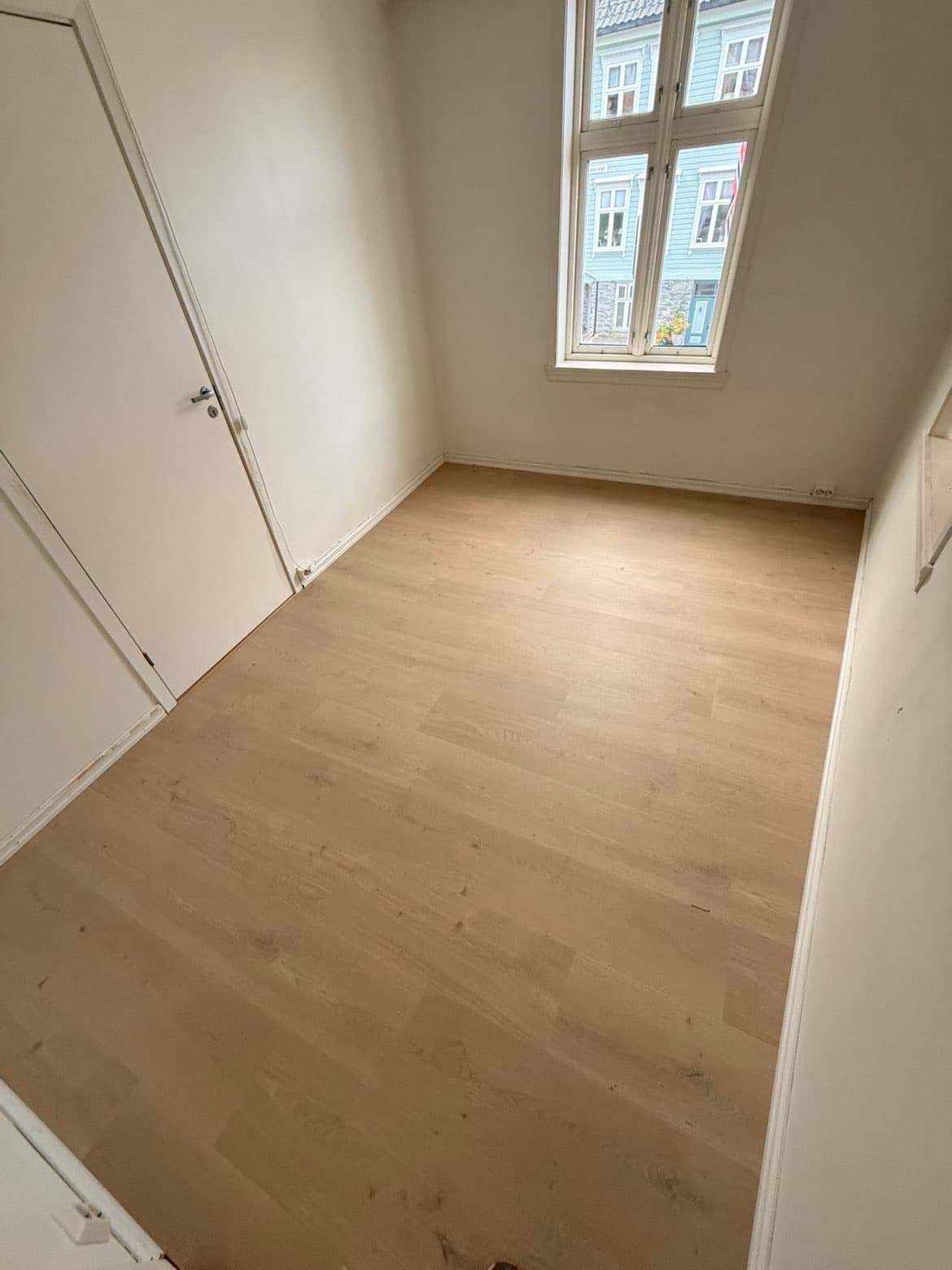 Nytt gulv i leilighet i Bergen